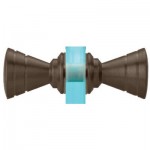 Ribbed Bowtie Knobs